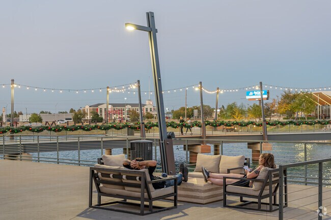 The growing Chisholm Creek district less than 3 miles away excites Camelot Bel-Aire residents.