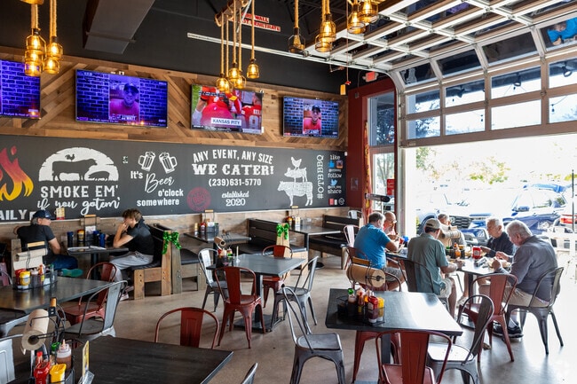 Off the Bone BBQ is a local favorite near Olde Cypress.