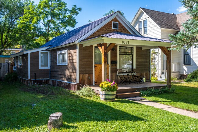 This shotgun home, like many others, has been updated and renovated.