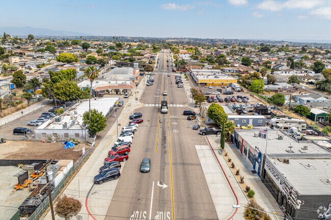 Reo Drive is Paradise Hill's commercial and cultural center.