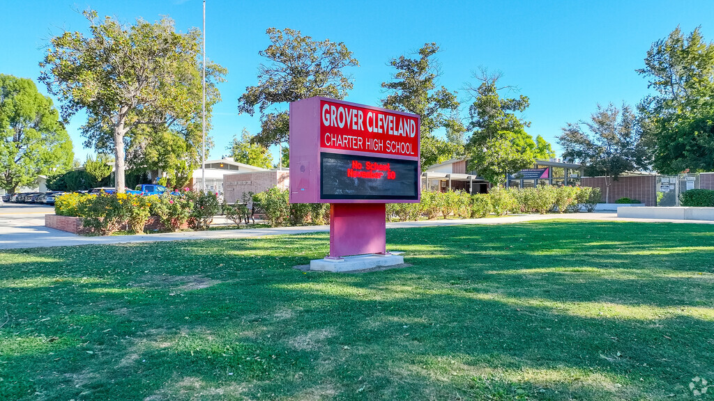 Grover Cleveland Charter High School is a public school serving grades 9–12.