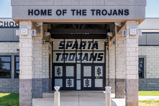 Sparta High School students enjoy learning in a tightly knit community.