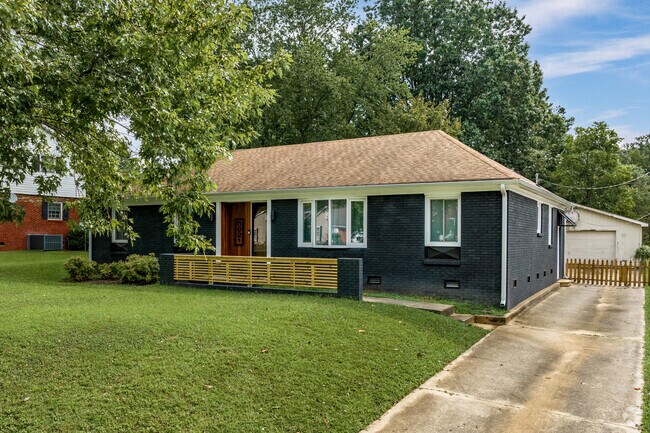 Updated brick ranch homes are popular in Idlewild Farms.