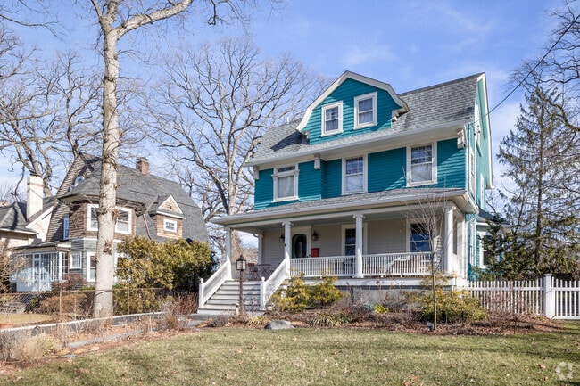 A classic American Foursquare style home in Montclair, NJ.