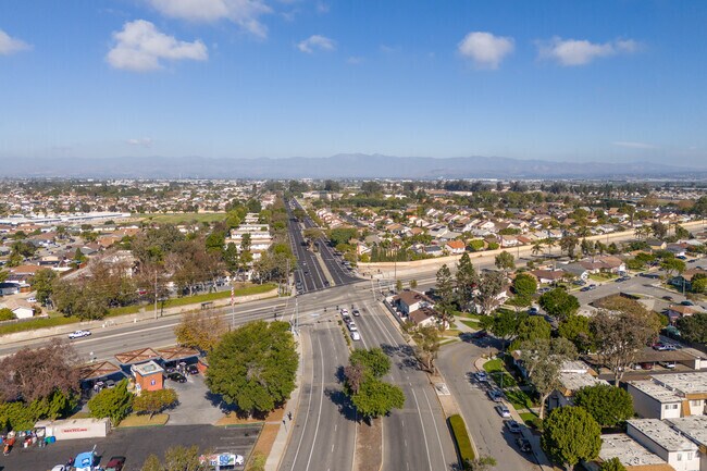 Tierra Vista is bounded by mountains.