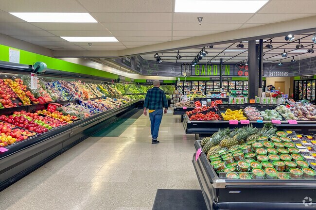 To restock their pantry, residents head out to Berkot's Super Foods grocery store.