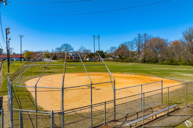 Montrose Elementary School has a full-size baseball field.