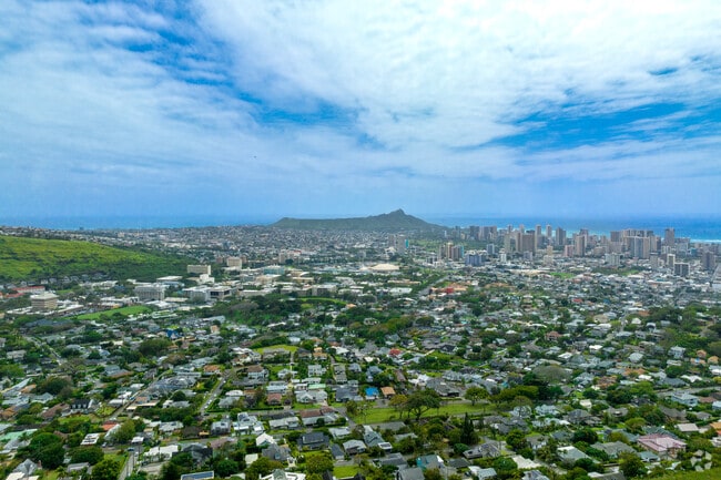 Makiki aerial overview