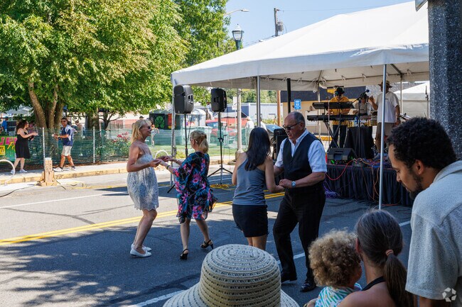 Salsa in the Streets is a great annual event to attend near The Lakes.