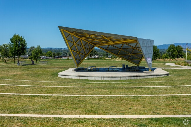 Luuwit View Park Amphitheater is used as a cover picnic area.