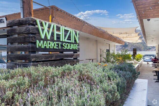Whizin Market Square is a popular hub of restaurants and shopping in Agoura Hills.