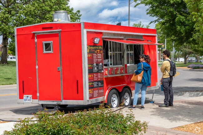 There are several food trucks throughout El Pueblo.