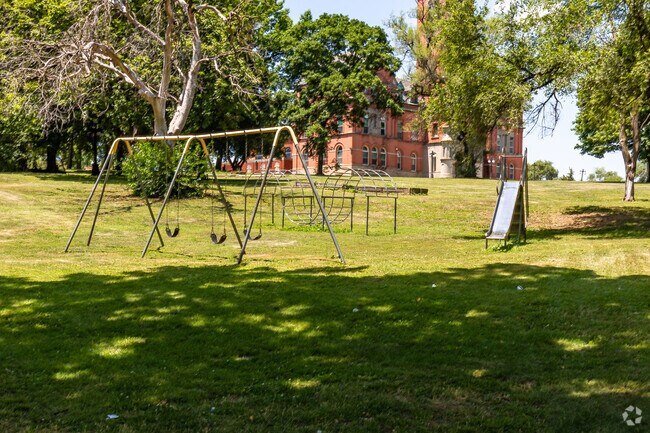 Kids love the campus of The V Lindsay Sda School.