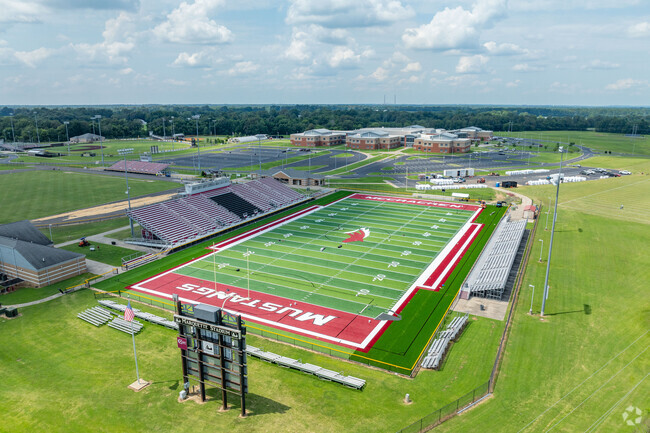McCracken County High School has a large football stadium for home games in Paducah.