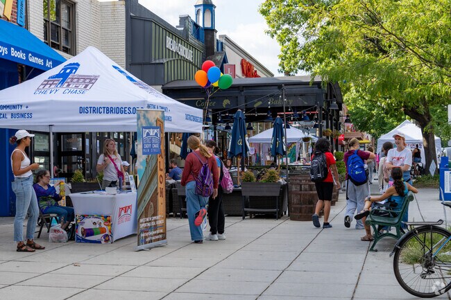 Tons of art and fun at Chevy Chase First Friday.