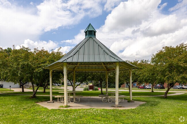 Enjoy a covered picnic on a warm day at Candlewood Park.