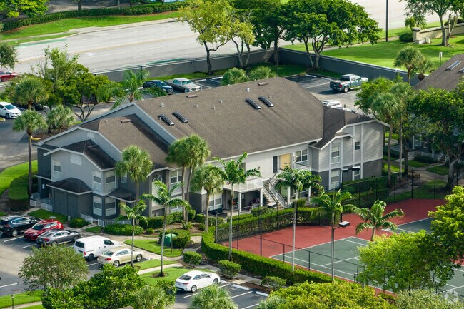 Tennis-friendly condos in Welleby combine comfort with community sports amenities.
