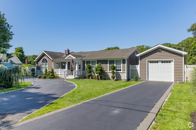 You can find these lovely ranch style homes all around Mastic Beach.