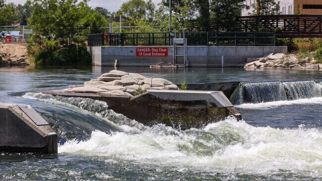Whitewater park in Garden City boasts a wave generator for surfers and wake boarders.