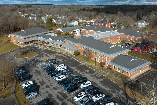 Hubbardston Center School is set on a large campus.