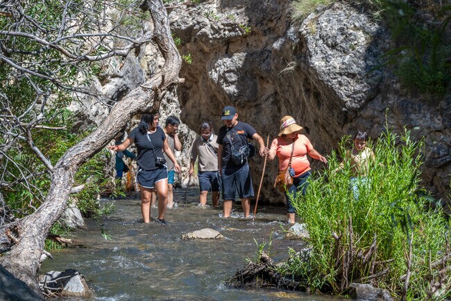 Nambe Falls nearby is famous for its tiered waterfalls nearby El Valle de Arroyo Seco.