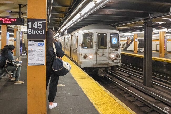 The A train in Sugar Hill runs express throughout Manhattan.