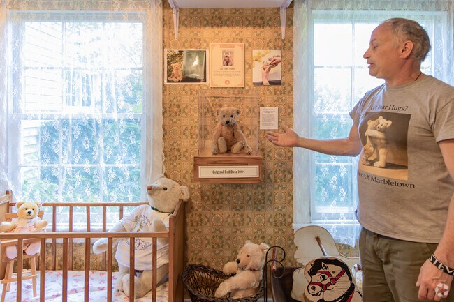 The Den of Marbletown Near Stone Ridge has one of the first stuffed bears ever made.