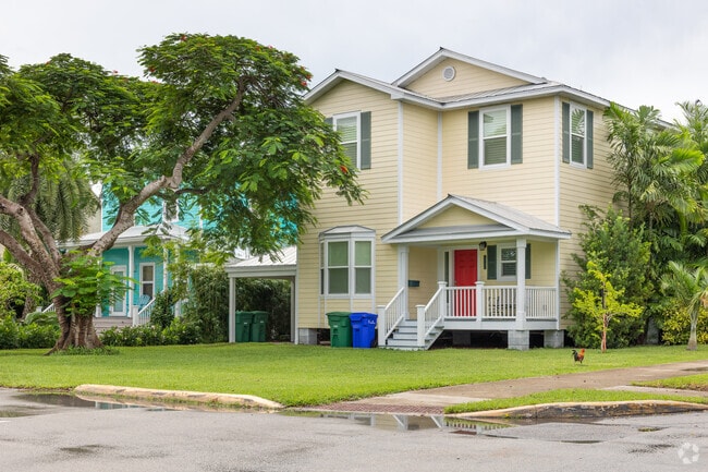 Multi-level homes are found in Key West's Casa Marina neighborhood.