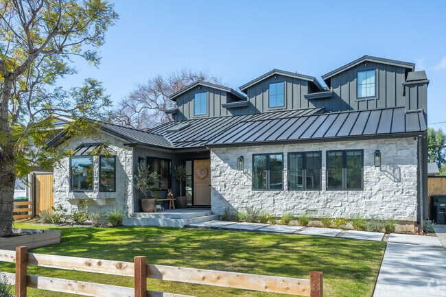 A modern craftsman-style home is one of several remodeled styles that can be found in Bayview.