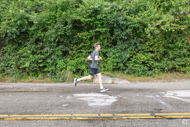 Mystic Historic District is a fantastic place to run by the woods.