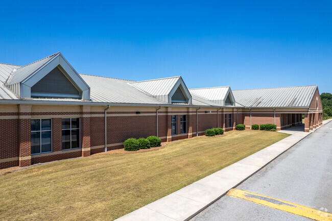 Rocky Creek Elementary School serves around 670 students daily in Hampton Georgia.