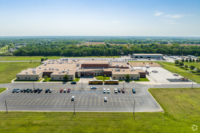 Here is an aerial view of Apollo Elementary School.