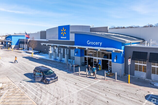 Marinette has a comercial shopping area at the south edge of the city.