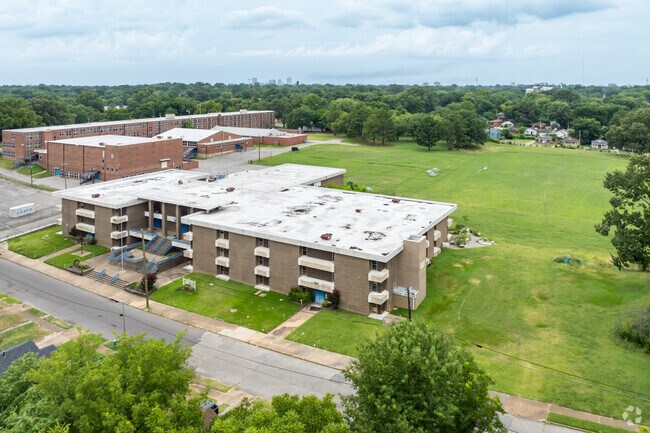 There is plenty of green space for students to enjoy at Hamilton Elementary in Memphis.