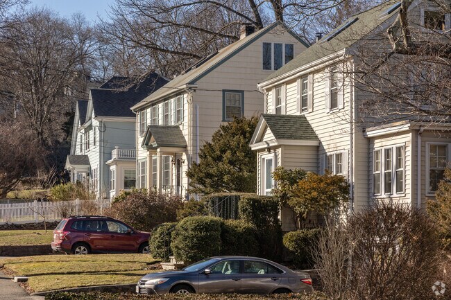 Variations of Colonial Revival homes can be found among the older homes in Newtonville.