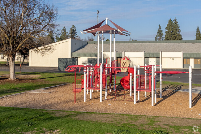 The playground at Lawless Elementary School in Fresno.