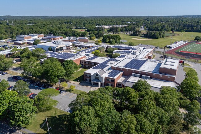 Barnstable High School has over 1,700 students in grades 8 to 12.