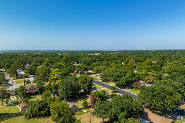 Hurst locals enjoy mature trees that cover the entire city.