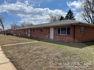 2810 Marine St Unit A, Boulder, CO 80303