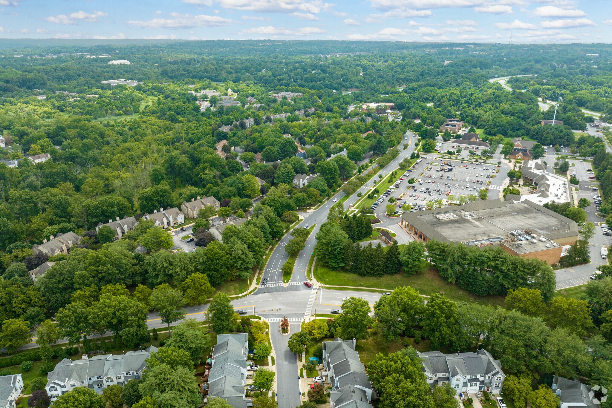 Columbia Road is the main thoroughfare connecting Dorsey's Search.