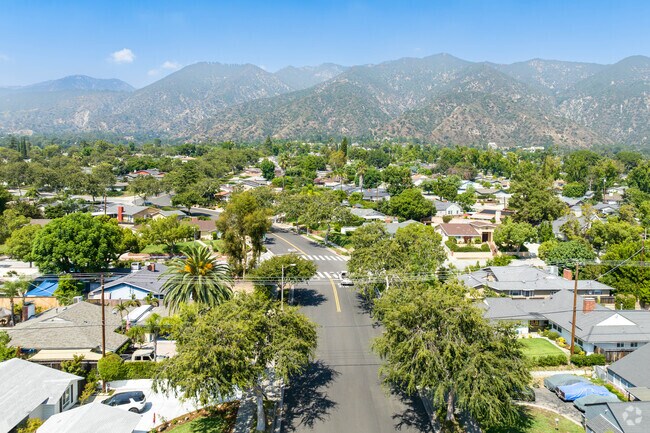 The San Gabriel Mountains give Upper Hastings Ranch a mountain town vibe with city living.