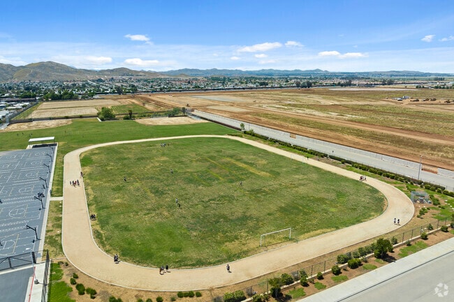 Experience The Excitement Of Youth Sports At Hans Christensen Middle School's Field In Menifee