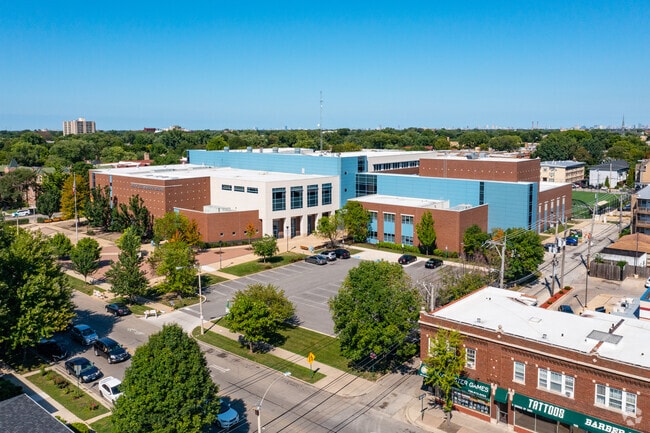 Percy Julian Middle School serves students in grades 6-8.