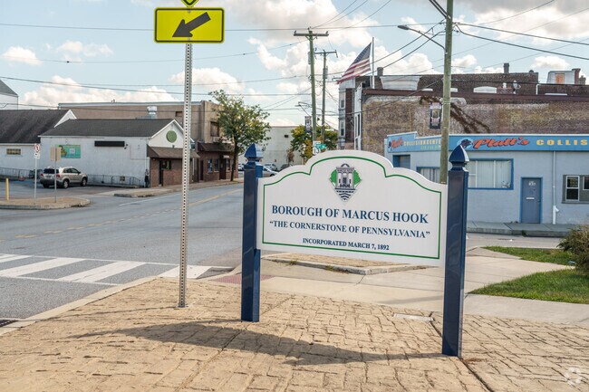 Marcus Hook's industrial past is still evident today in its architecture and its pride.