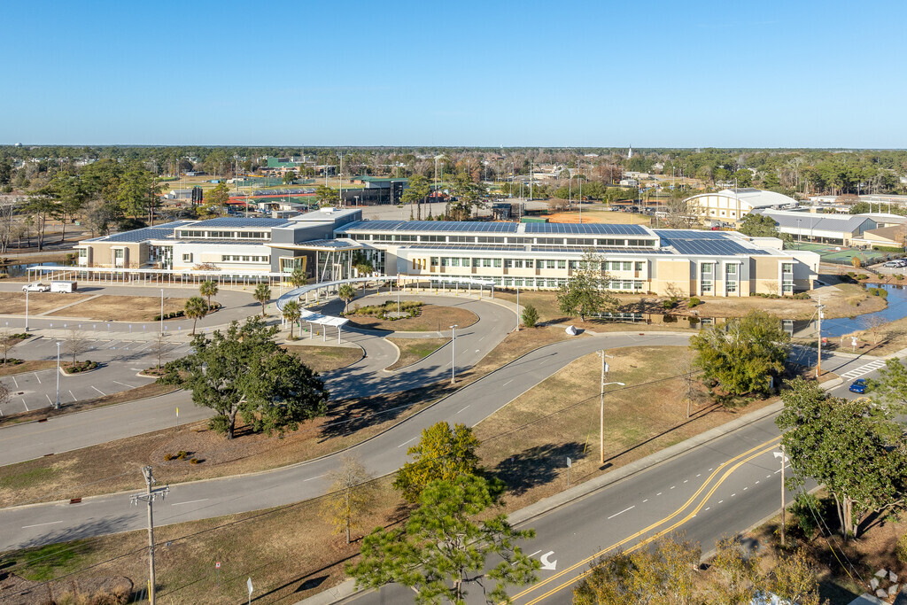 Myrtle Beach Intermediate School has a large campus.