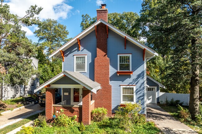 Larger Craftsman homes are a popular style in the Longfellow neighborhood.