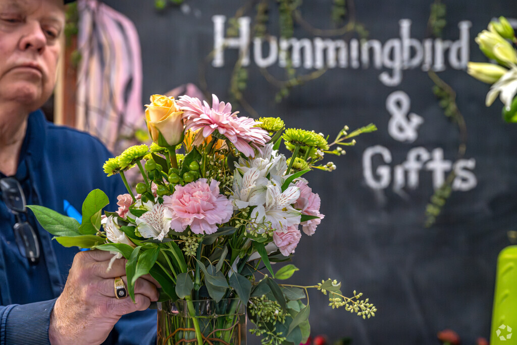 Sitzer residents head to Hummingbird Flowers & Gifts for custom flower arrangements.