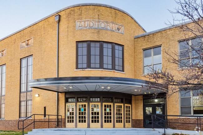 The Chickasha Middle School boasts an impressive auditorium building