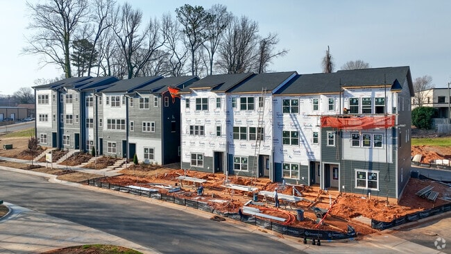 A multi-family building under construction in Oakhurst.