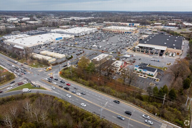 The local shopping center off of Philadelphia Road features many big box retailers
